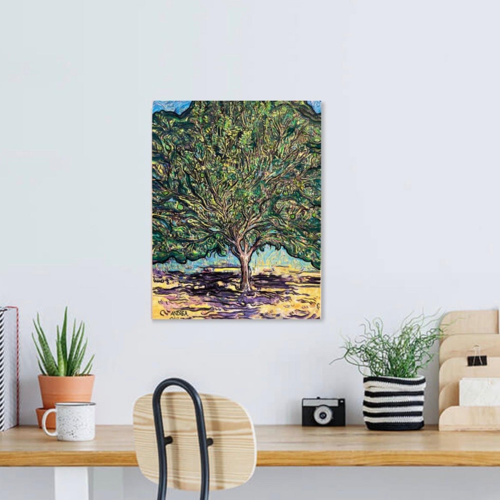 The Pear Tree II - Original Oil Painting - Arjuna Rigby Art and Lifestyle Store