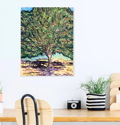 The Pear Tree II - Original Oil Painting - Arjuna Rigby Art and Lifestyle Store