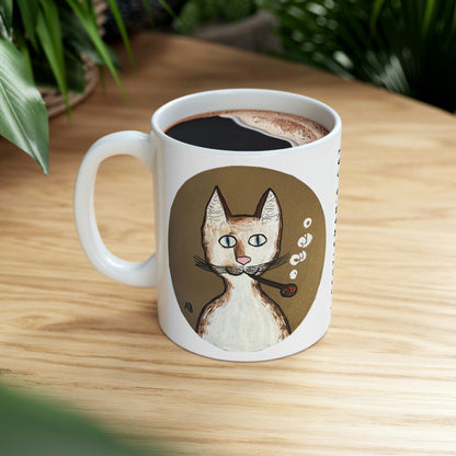 Gentleman's Cat - Mug - Arjuna Rigby Art and Lifestyle Store