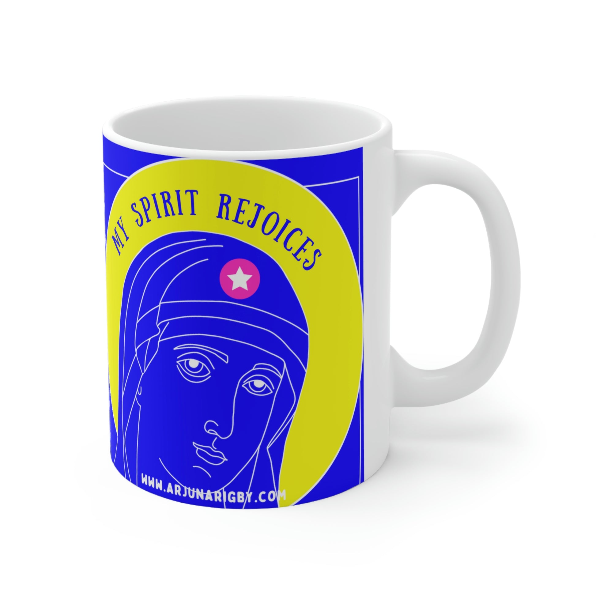 My Spirit Rejoices - Mug - Arjuna Rigby Art and Lifestyle Store