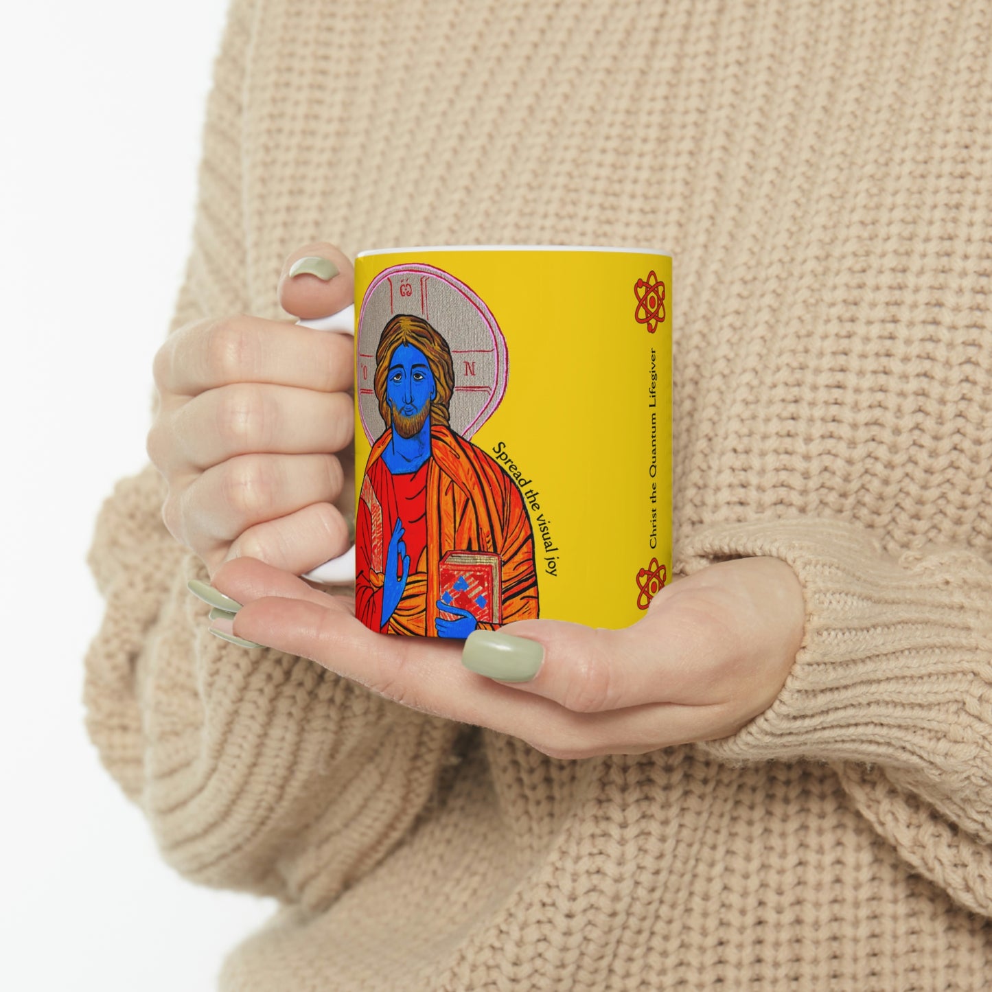 Christ the Quantum Lifegiver - Mug - Arjuna Rigby Art and Lifestyle Store