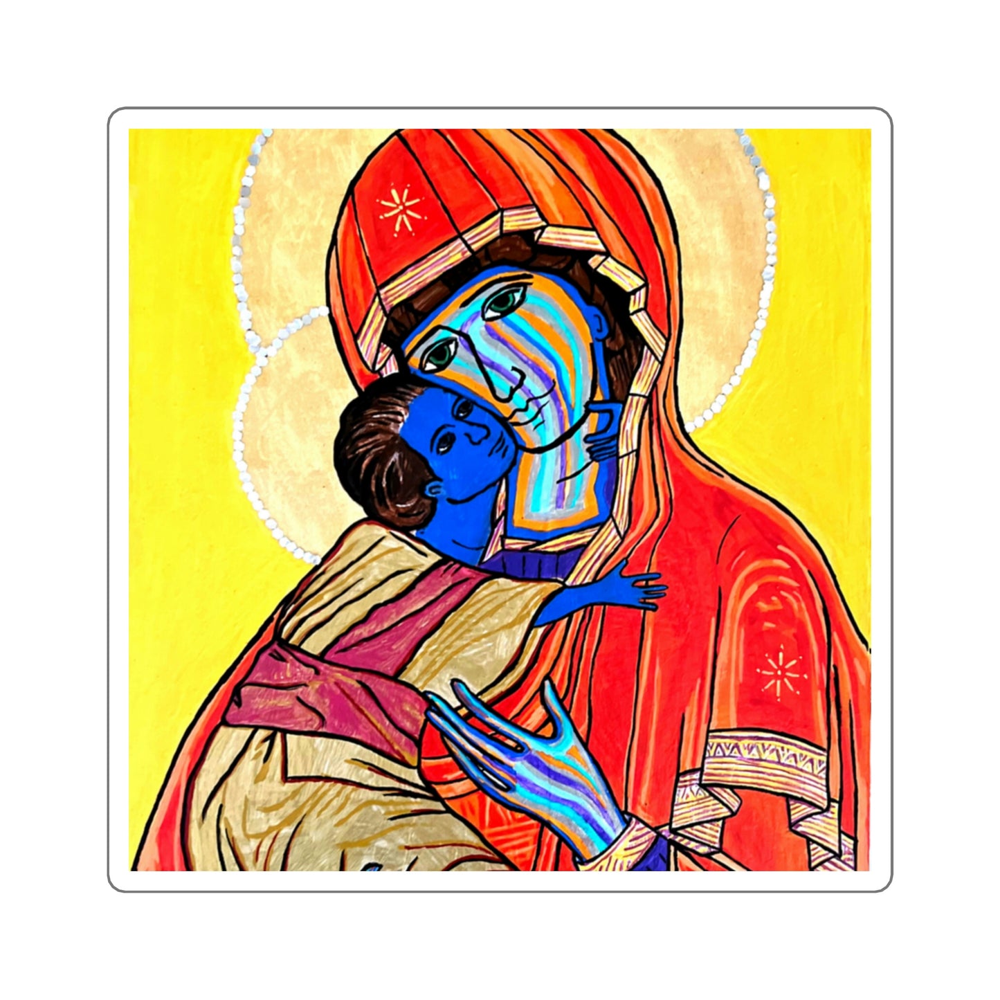 Christ Within - Sticker - Arjuna Rigby Art and Lifestyle Store