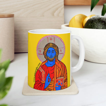 Christ the Quantum Lifegiver - Mug - Arjuna Rigby Art and Lifestyle Store