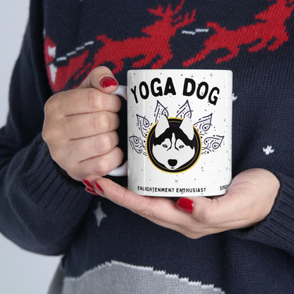 Yoga Dog Mug - Arjuna Rigby Art and Lifestyle Store