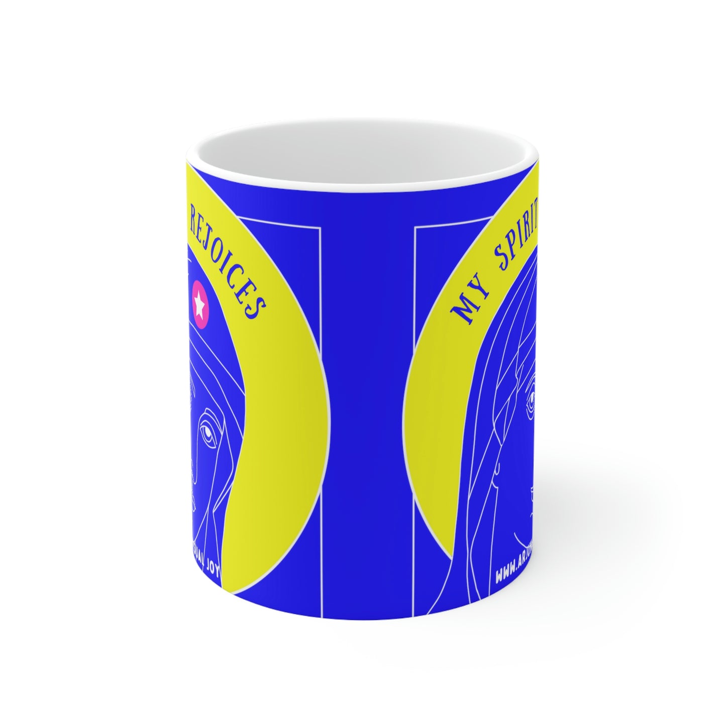 My Spirit Rejoices - Mug - Arjuna Rigby Art and Lifestyle Store