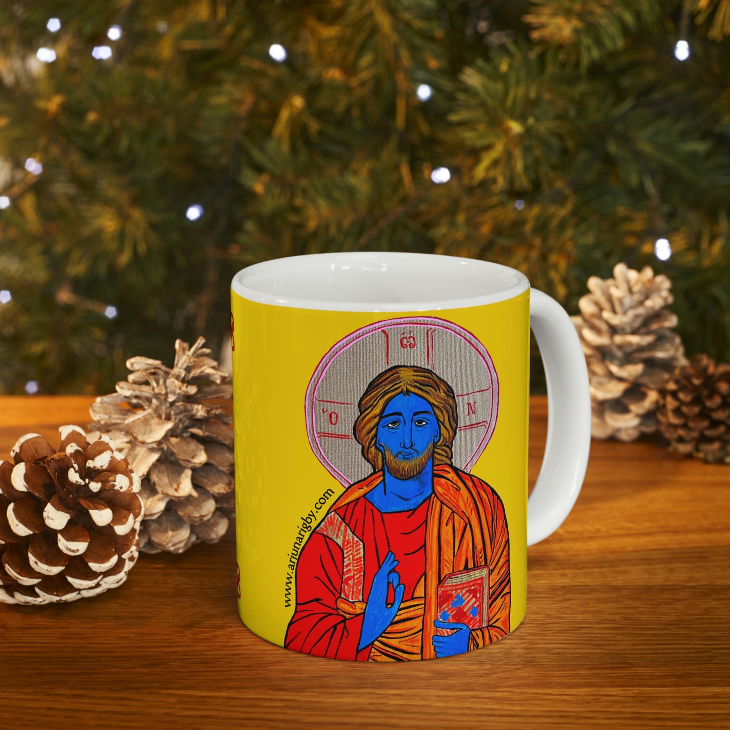 Christ the Quantum Lifegiver - Mug - Arjuna Rigby Art and Lifestyle Store