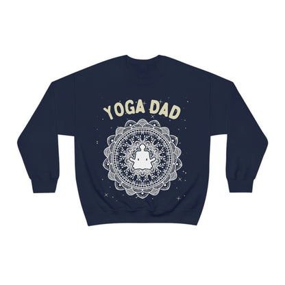 Yoga Dad Crewneck Sweatshirt - Arjuna Rigby Art and Lifestyle Store