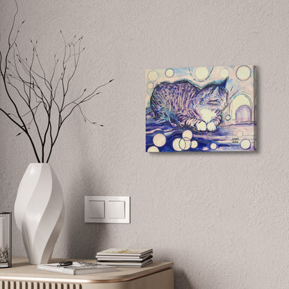 Cat Vibes Canvas Print - Arjuna Rigby Art and Lifestyle Store