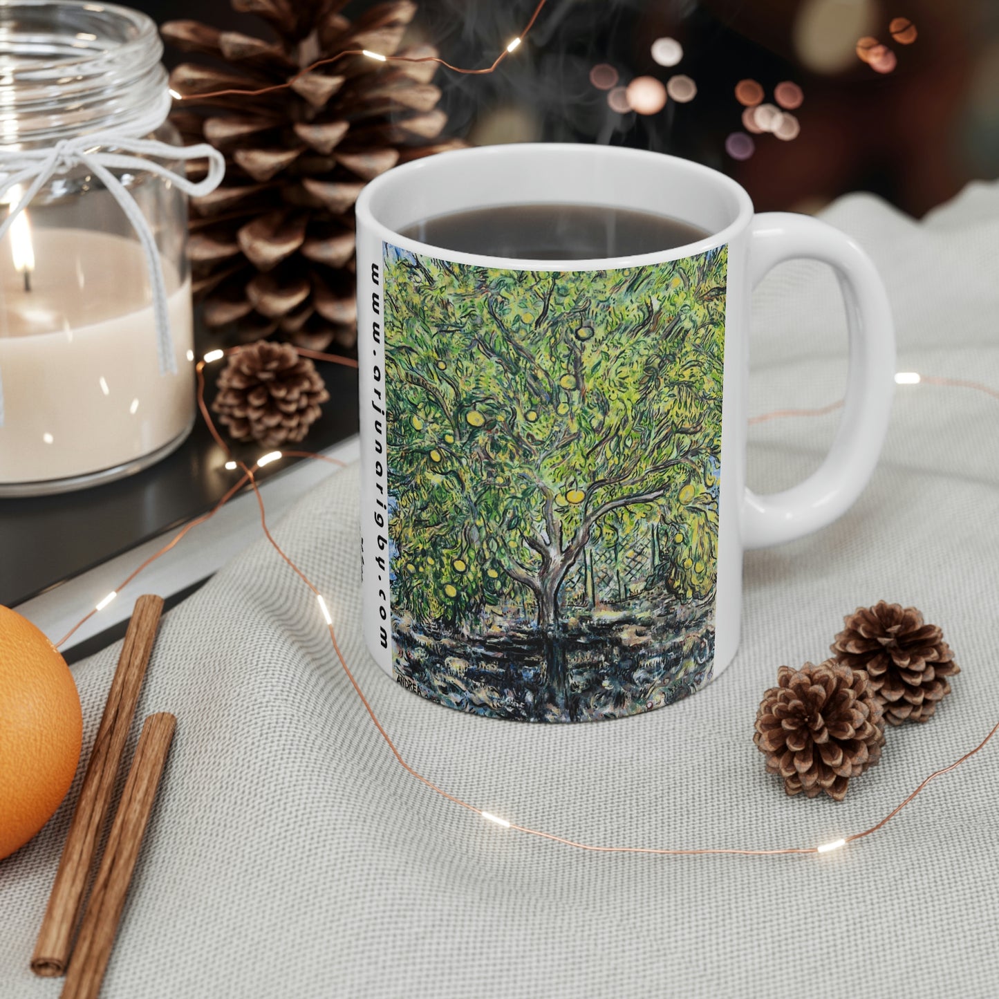 The Grapefruit Tree - Mug - Arjuna Rigby Art and Lifestyle Store