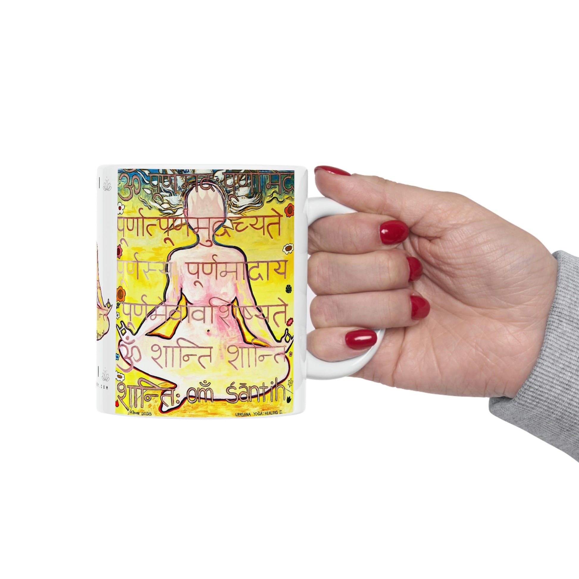 Yogi coffee mug – Arjuna Rigby Art and Lifestyle Store