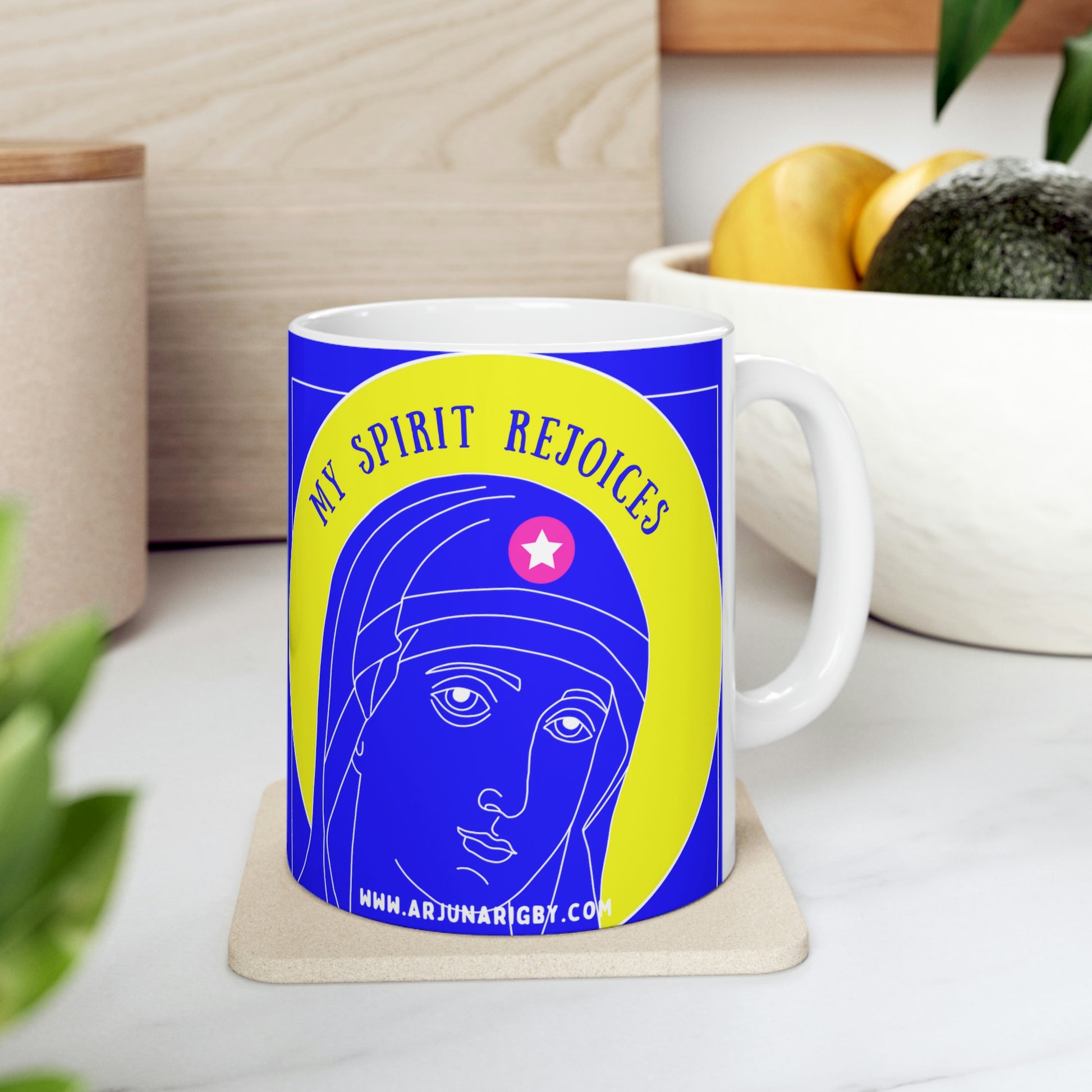 My Spirit Rejoices - Mug - Arjuna Rigby Art and Lifestyle Store