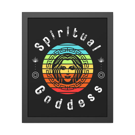 Spiritual Goddess Framed Fine Art Poster - Arjuna Rigby Art and Lifestyle Store